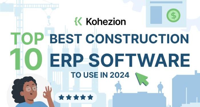 Best Construction ERP Software [2024 Edition]