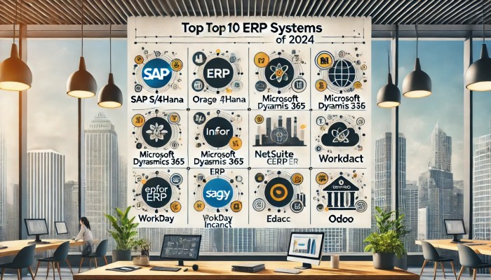 Compare the Top 10 ERP Systems